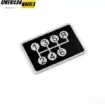 6 Speed Manual Stick Shift Stickers Aluminum Pattern - 20220896Ax1 - Image 3