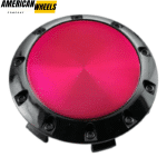 4pcs Benz OZ 75mm 2 15/16in Wheel Center Caps Pink Laber Black Base - 20214948BKP[4618PP+4725BK]x4 - Image 6