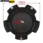 4pcs 138mm(5.43in) Hub Caps for ION Alloy Wheels C612103CAP - 20280016 - Image 4