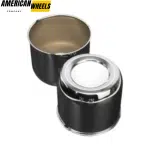 4.41in Push Through Center Caps For Truck Pickup Carbon Steel Chrome - 20274199 - Image 2