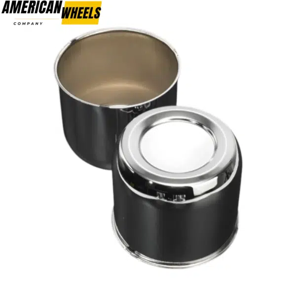 4.41in Push Through Center Caps For Truck Pickup Carbon Steel Chrome - 20274199 - Image 2