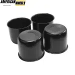 4.25 Push Through Center Caps for 4.25" Trucks Trailers Rims Bore 3.66" Height - 20274169