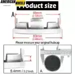 63mm 2 15/32in for Chevrolet Jeep Toyota OZ Racing Center Caps M513 - 20284006SV - Image 5