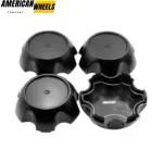 4pcs 133mm 5 7/32in Wheel Center Caps Matte Black C-1008-4 Hub Caps - 20274128MB - Image 2