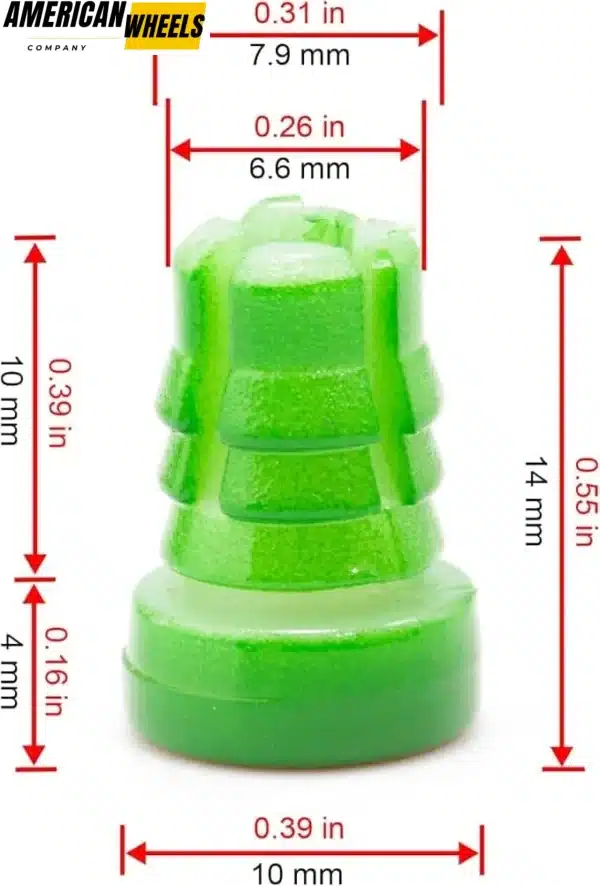 100pcs 10mm 0.39in Wheel Rivets Nuts Lip Replacement For 7.9mm 0.31in Nut Hole - 23112155 - Image 5