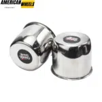 108mm 4.25in Push Through Center Cap Chrome Stainless Steel Available - (20274112+20220971)x1 - Image 3