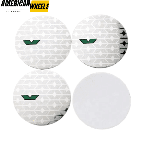 4pcs 56mm 2 3/16in Skoda Wheel Center Sticker Aluminum - 20214416 - Image 2