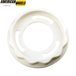 4pcs BBS 101mm 3 31/32in Wheel Center Cap Parts #09.24.383 Bright White - 20214674WT - Image 3
