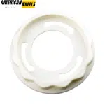4pcs BBS 101mm 3 31/32in Wheel Center Cap Parts #09.24.383 Bright White - 20214674WT - Image 3