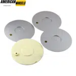 4pcs 157mm 6 5/32in Wheel Bolt-on Center Caps Silver - Image 6