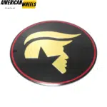 65mm 2.56in Wheel Center Cap Sticker Trump Hubcap Decal - 20270024 - Image 3