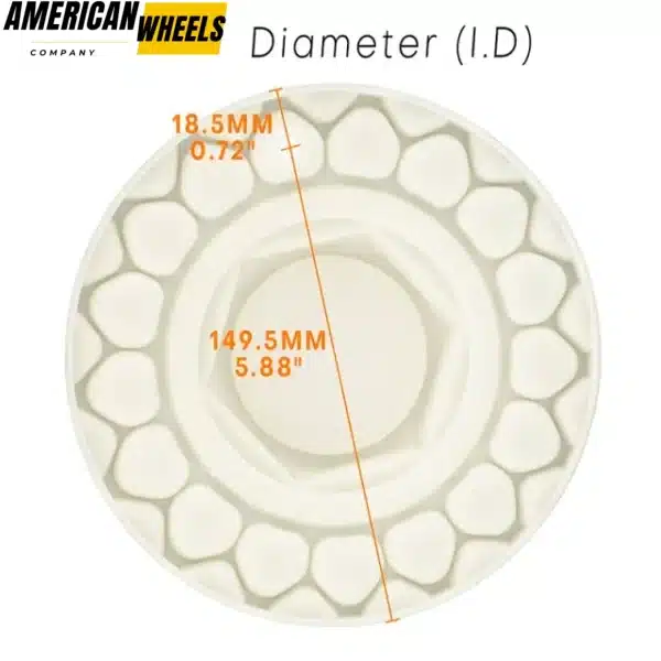 168mm 6 5/8in Wheel Center Caps for BBS Hub Caps RS AVID.1 #09.24.004 #09.24.028 - 20214608SVP - Image 4