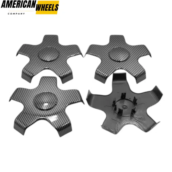 4pcs Tesla Model3 167mm 6 9/16in Wheel Center Caps Carbon Pattern - 20274108CF - Image 5