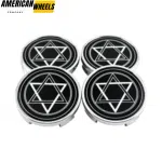 4pcs DODGE Brohers Star Of David 63mm 2 15/32in Wheel Center Caps #52110398AA Silver Base - 20214011SV[14006+13796SV]x4 - Image 2