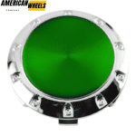 4pcs Benz OZ 75mm 2 15/16in Wheel Center Caps Green Laber Silver Base - 20214948CHG[4618GR+4725CH]x4 - Image 4