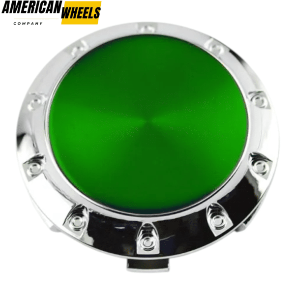 4pcs Benz OZ 75mm 2 15/16in Wheel Center Caps Green Laber Silver Base - 20214948CHG[4618GR+4725CH]x4 - Image 4