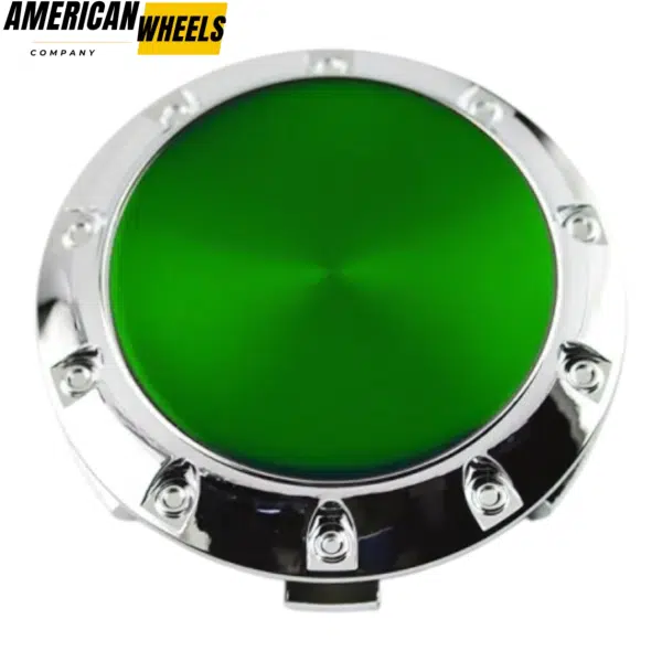 4pcs Benz OZ 75mm 2 15/16in Wheel Center Caps Green Laber Silver Base - 20214948CHG[4618GR+4725CH]x4 - Image 4