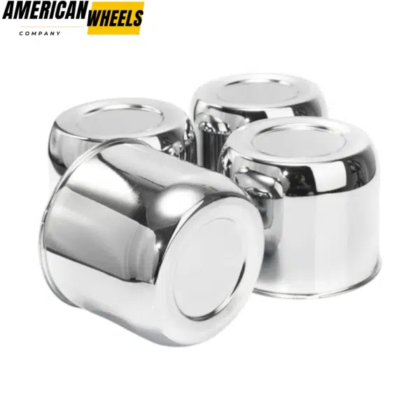 4.41in Push Through Center Caps For Truck Pickup Carbon Steel Chrome - 20274199 - Image 3