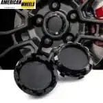 83mm(3.27in) for 2007 Chevy Avalanche Wheel Center Caps GMC Cadillac Silverado - 20214666BK - Image 5