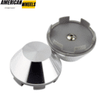 Honda 70mm Wheel Center Caps #44732-SXO-JO10 Metal Silver - 20214512[14510+13274GY]x4 - Image 3