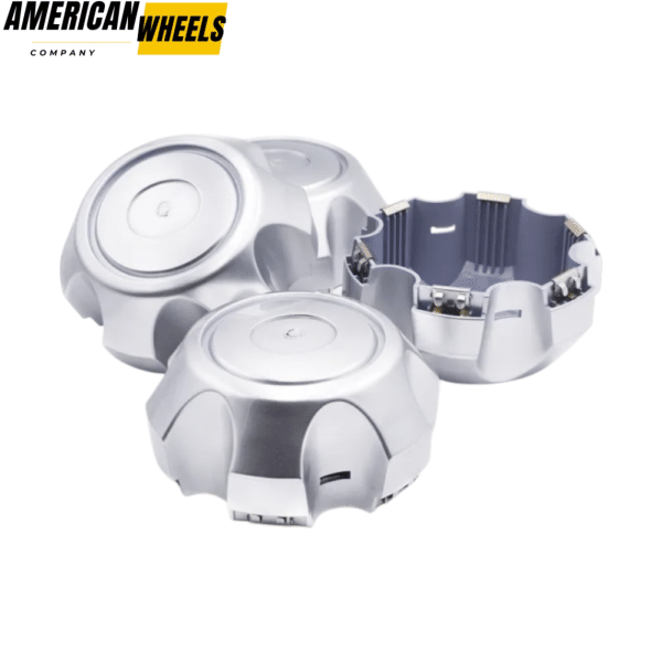 4pcs Toyota 152mm 5 31/32in Wheel Center Caps Silver - 20274138 - Image 2