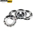 4pcs BBS 101mm 3 31/32in Wheel Center Cap Parts #09.24.383 Black Chrome - 20214674BC - Image 3