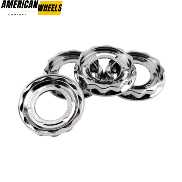 4pcs BBS 101mm 3 31/32in Wheel Center Cap Parts #09.24.383 Black Chrome - 20214674BC - Image 3