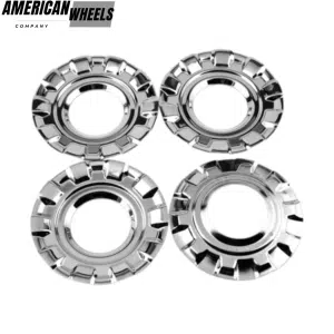 4pcs BBS 163mm 6 13/32in Hub Cover Ring #09.24.187 Black Chrome - 20214672