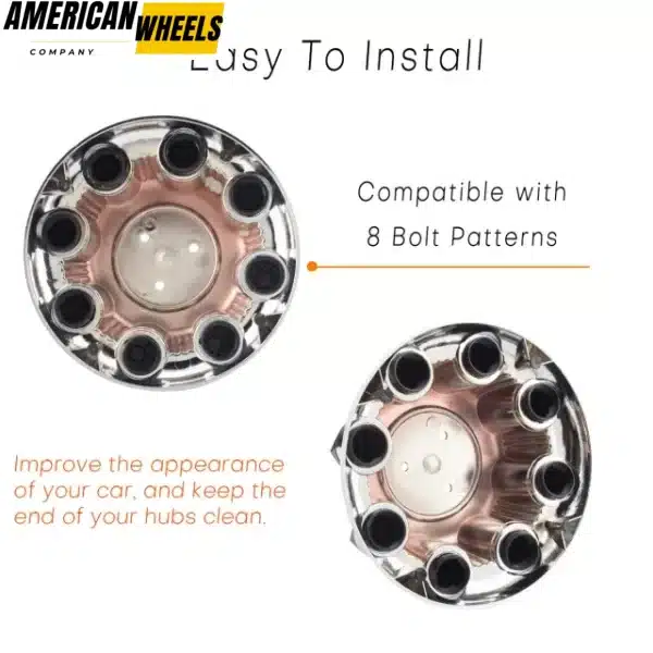 4pcs 214mm(8.43in) Wheels Center Cap for Chevrolet #15006332 GMC #15039488 #5075 - 20213923 - Image 3