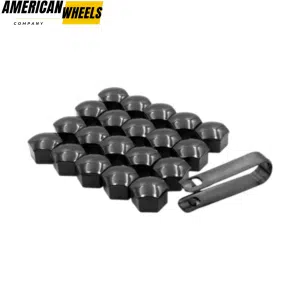 100PCS Tesla Black Wheel Rim Nut Dust Caps For Model3 ModelY - 20213203