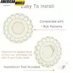 168mm 6 5/8in Wheel Center Caps for BBS Hub Caps RS AVID.1 #09.24.004 #09.24.028 - 20214608SVP - Image 3