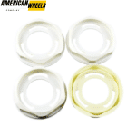 4pcs BBS 102mm 4in Wheel Center Caps #09.24.206 Bright White - 20214673WT - Image 4