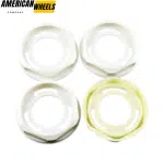 4pcs BBS 102mm 4in Wheel Center Caps #09.24.206 Bright White - 20214673WT - Image 4