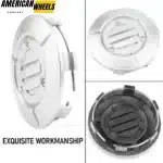 83mm 3.27" Wheel Center Caps for Cadillac Chevrolet GMC #9595891 #9596403 - 20274175 - Image 5