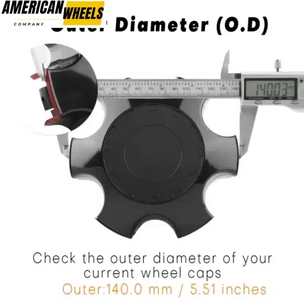 4pcs 140mm/ 5 1/2in Wheel Center Cap for Toyota TRD Pro SR PT280-35170-02 Hub Cap - 20294001 - Image 6