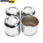 4.41in Push Through Center Caps For Truck Pickup Carbon Steel Chrome - 20274199 - Image 4