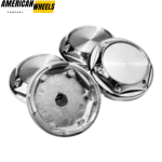 4pcs MB Wheel 67mm 2 5/8in Rim Center Caps #BC-683 For Modified Wheels Silver - Image 4