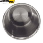 83mm 3.27in Push Through Center Cap Stainless Steel Bright Chrome With RhinoTuning - Image 3