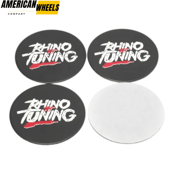 4pcs RHINO TUNING 50mm 1 31/32in Center Cap Stickers Aluminum - Image 4
