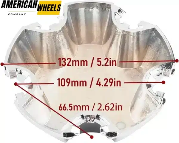 132mm 5 3/16in Wheel Center Caps for Holden Commodore VE VF Pursuit Interceptor Wheels - 20260001CH - Image 5