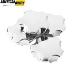 103mm 4 1/16in Wheel Center Caps for 2005-2008 Chevrolet Corvette 18" 19" Z06 - 20230005