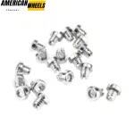 100pc 12mm Universal Wheel Rivets Nuts Rim Lip Replacement - 23112199CH