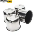 108mm 4.25in Stainless Steel Push Through Center Caps For Trucks - 20274148 - Image 3