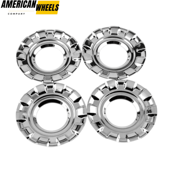 4pcs BBS 163mm 6 13/32in Hub Cover Ring #09.24.187 Black Chrome - 20214672 - Image 4