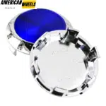 4pcs Benz OZ 75mm 2 15/16in Wheel Center Caps Blue Laber Silver Base - 20214948CHB[4618BL+4725CH]x4 - Image 5