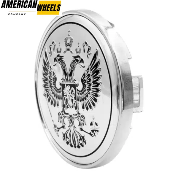 4pcs Ford Work National Emblem Of The Russian 60mm 2 3/8in Wheel Center Caps Silver Base - 20277074CH（20213757CH+20220959BKS）x4 - Image 5