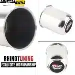 81mm 3.19 Trailer Center Caps for 3.19" Bore 3.62" Tall Stainless steel - 20274307 - Image 9