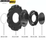 151mm 5 15/16in BBS Wheel Center Cap #09.24.206 Combination Black - 20277085D - Image 5