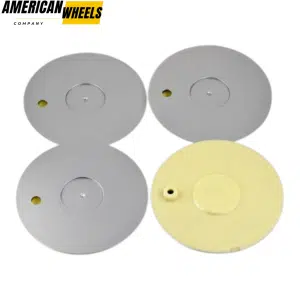 4pcs 157mm 6 5/32in Wheel Bolt-on Center Caps Silver