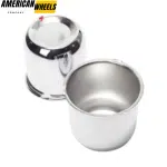 81mm 3.19in Truck Wheels Center Caps Chrome - 20274158 - Image 2